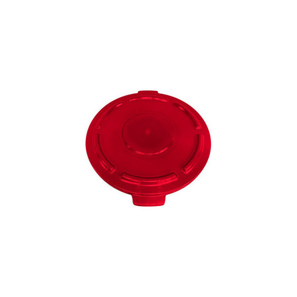 Global Industrial Trash Container Lid 32 Gallon Red