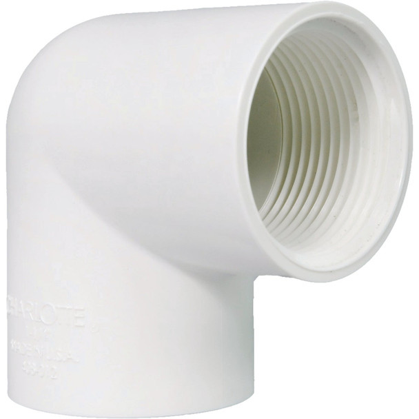 Charlotte Pipe 1-1/4 In 90 Deg Female Thread x Female Thread Elbow