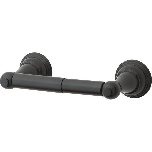HomePointe Matte Black Vintage Design Toilet Paper Holder 109722
