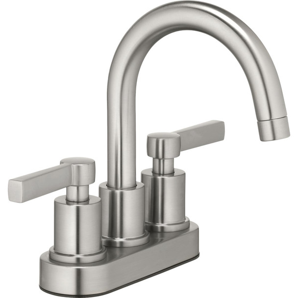 Homepointe Brushed Nickel 2-Handle Lavatory Faucet 242437