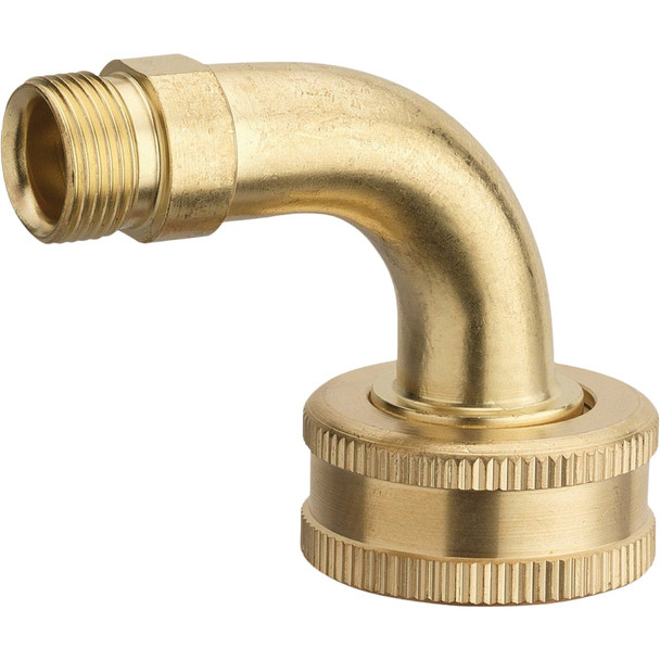 Homewerks 3/8 In. OD X 3/4 In. FHT Dishwasher Elbow Brass 7210-38-34-E