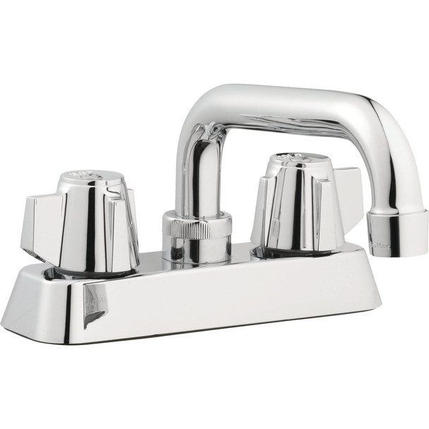 HomePointe 4 In. Chrome Centerset Laundry Faucet 623662