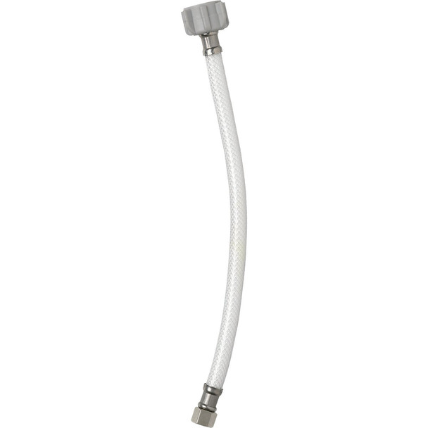 Homewerks 3/8 In. OD X 7/8 In. BC X 16 In. Poly Vinyl Toilet Supply Line