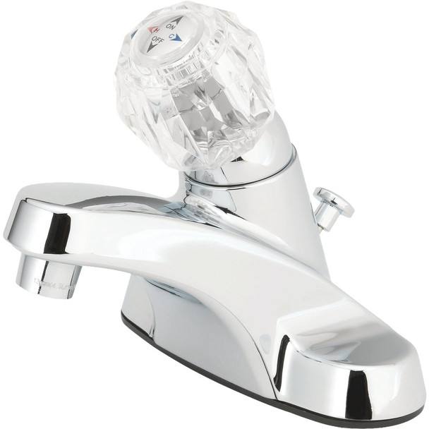 Homepointe Chrome 1-Handle Lavatory Faucet with Plastic Pop Up 242109