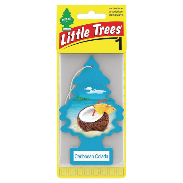Little Trees Car Air Freshener, Caribbean Colada U1P-10324