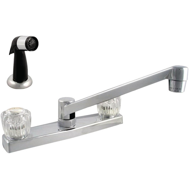 Homepointe 2-Handle Kitchen Faucet With Side Spray, Chrome 012 3405-CG