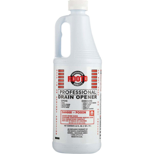 Rooto 32 Oz. Professional Drain Opener 1071 Pack of 12
