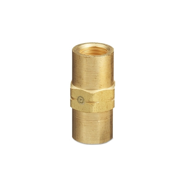Inert Arc Hose Coupler, 200 psig, Brass, B-Size 5/8 in-18 RH (F)
