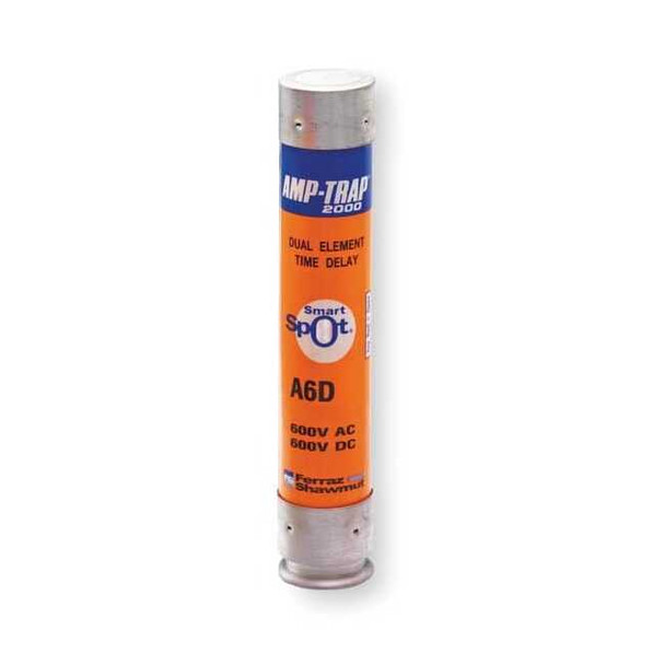 Mersen UL Class Fuse, RK1 Class, Time-Delay, 45A, 600V AC, Indicating A6D45R