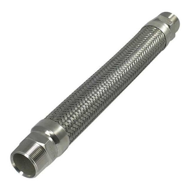 1/4" Dia x 18" L PressureMax HP 316 SS Corrugated Metal Hose