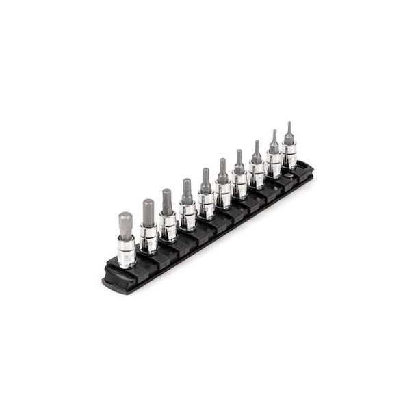 Tekton Socket Set,Steel,8 1/8 in L SHB90105