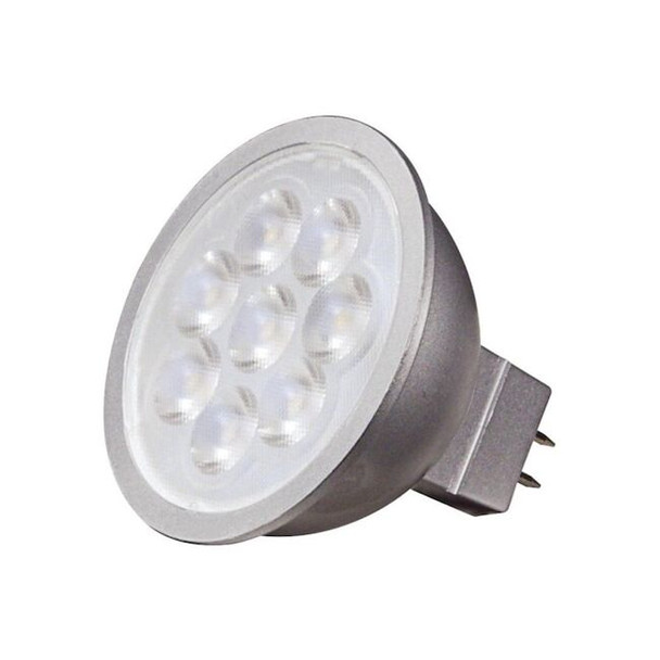 Satco 6.5W LED MR16 LED 3000K 40' beam GU5.3 12V AC/DC S9496
