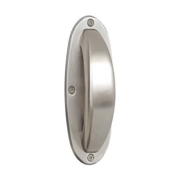 Kingsway Group Pull Handle,Silver,Aluminum,4 in L KG30