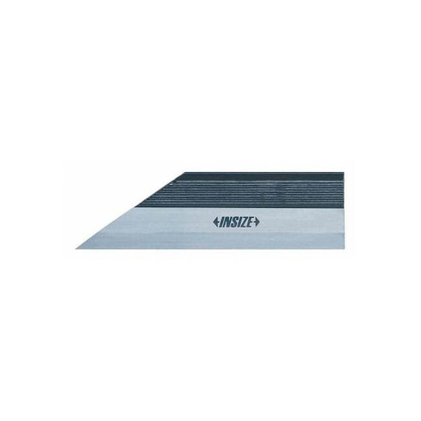 Insize Straight Edge,SS,4-29/32" L,Satin Chrome 4700-125