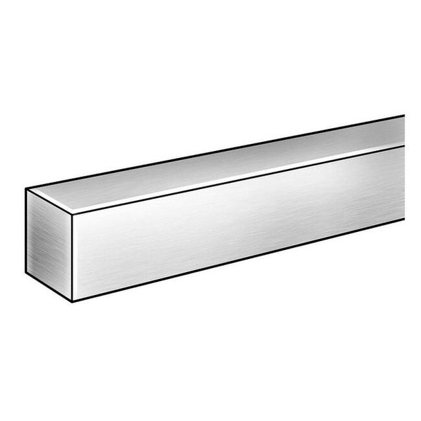 Manufacturer Varies Blank Stock,Sq,316SS,1/2 x1/2 In x6 ft L 6S.5-144