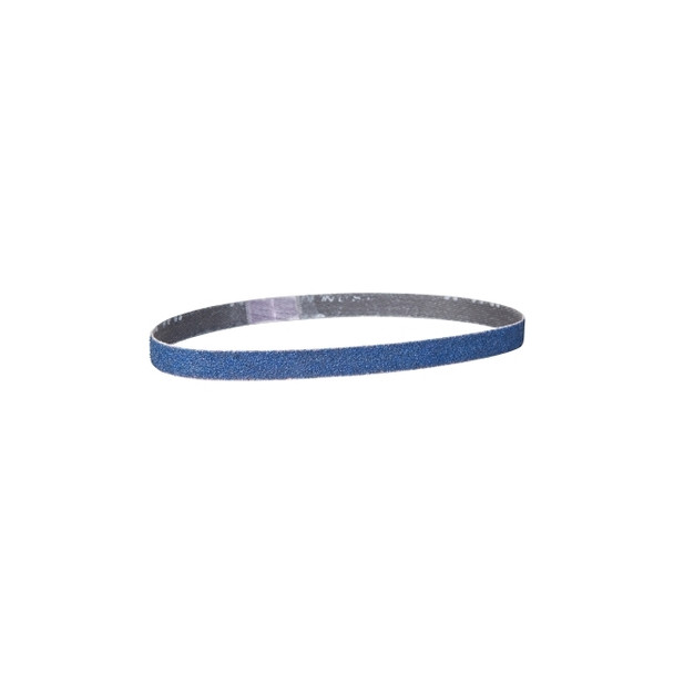 Blue Fire Coarse Grit Cloth File Belts, 3/8 in x 13 in, 80 Grit