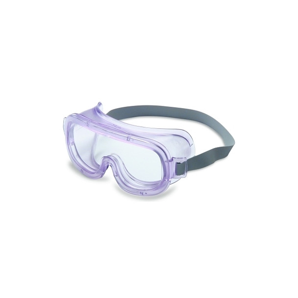 Classic Goggles, Clear Frame, Clear Lens, Uvextreme Antifog, Closed Vent Pack of 10