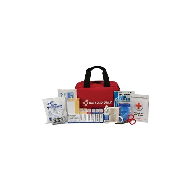 Bulk Fabric First Aid Kit, 25 Person, Fabric Case, Carry Handle