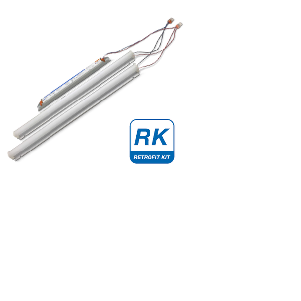 Everline LED Retrofit Kit for 2ft 4-pin fluorescent PL lamps - 1/Ea