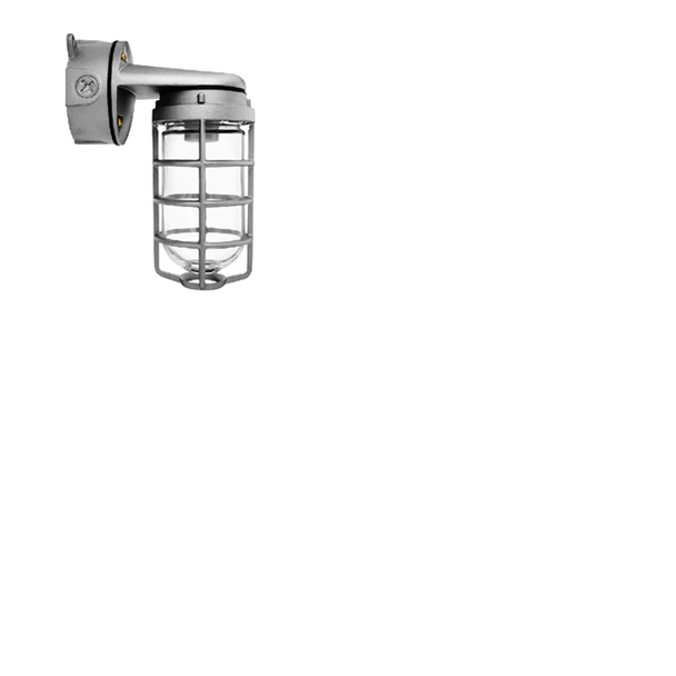 RAB Lighting VXBR100DGW Jelly Jar Fixture Wall Bracket plus J-Box