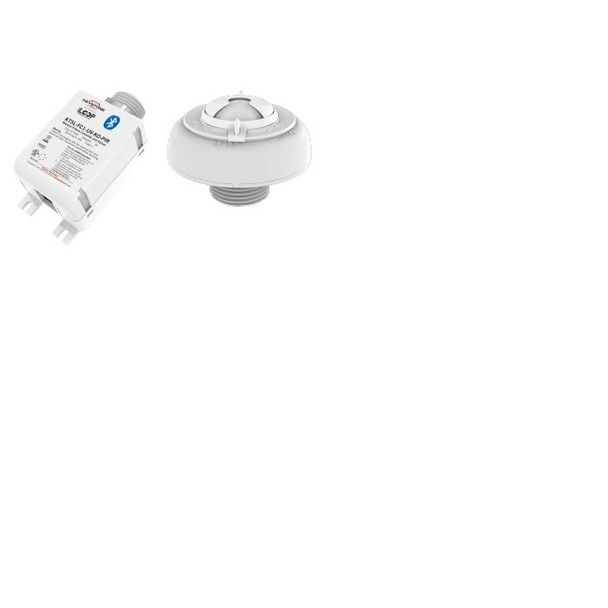Keystone KTSL-FC1-UV-KO-PIR Bluetooth Mesh Wireless Fixture Controller with Remote Mount Daylight/PIR Motion Sensor