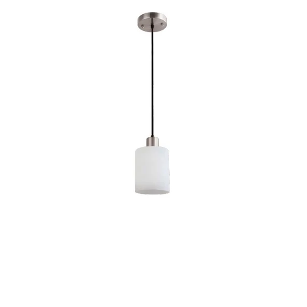 ASL Lighting RFCGSRF Round Frosted Satin Nickel LED Pendant Fixture (Lamp Not Included)