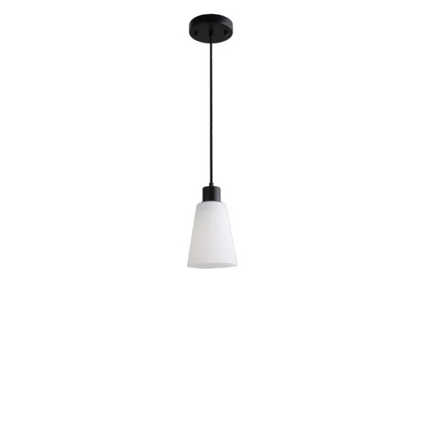 ASL Lighting RFCGBTF Frosted Triangle Black LED Pendant Fixture (Lamp Not Included)