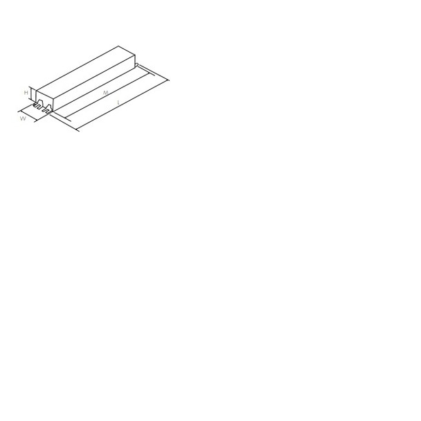 TCP LDT5HO225C 2-Lamp External Dimming Driver for LED T5HO Type C Tubes