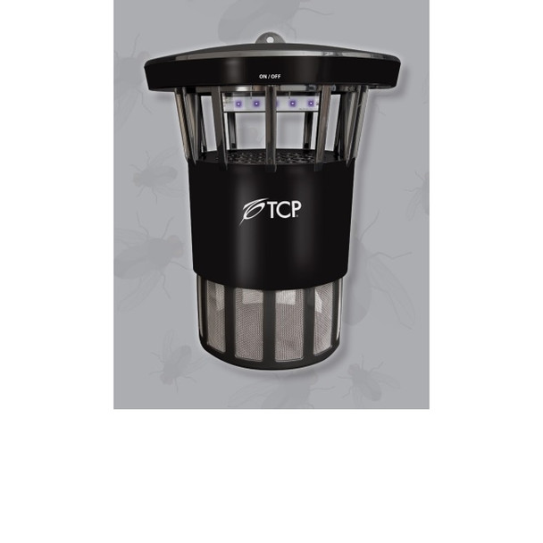 TCP RLMT11WBK LED BugTrap Outdoor Insect Control Fixture Captures Mosquitoes