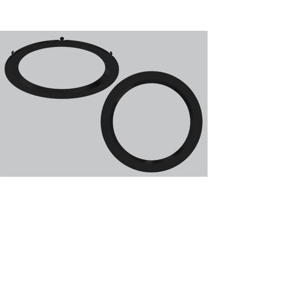 Keystone KT-WDLED-6B-MB-TRIM 6" Matte Black Trim for 6" Recessed Wafer
