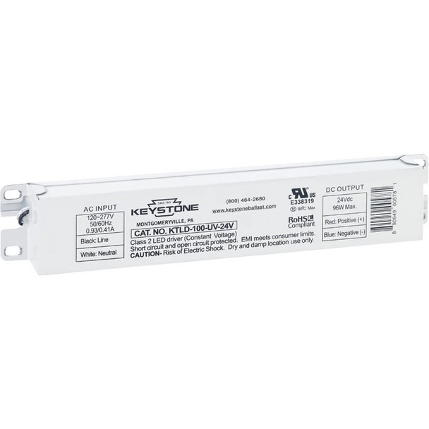 Keystone KTLD-2LT8-UV-12C-VDIM /G2 2-Lamp Dimming Driver External LED Tubes