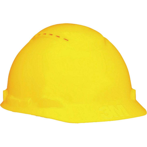 3M Yellow Vented Hard Hat with Pin Lock CHHYH1-V-12-DC