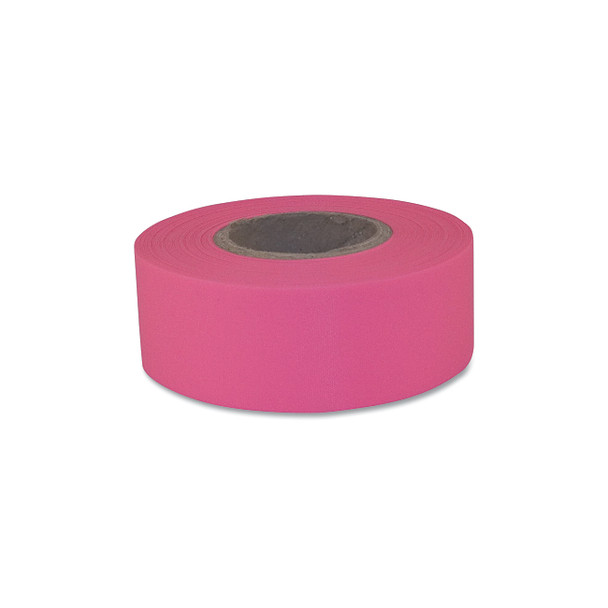 Sub-Zero™ Flagging Tape, 1-3/16 in W x 150 ft L, Fluorescent Pink