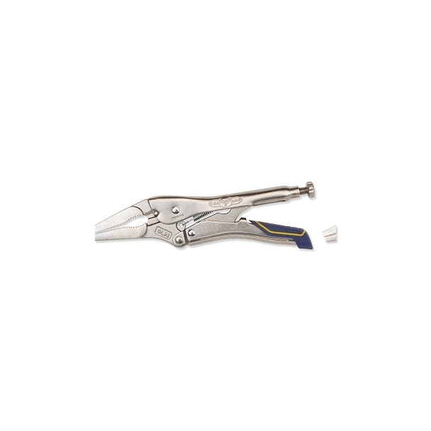 Fast Release™ Long Nose Locking Pliers with Wire Cutter