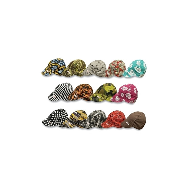 Style 1000 Single Sided Cap, Size 6-1/2, Assorted Prints