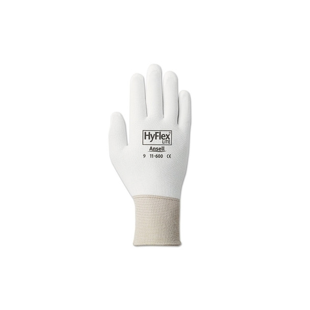 11-600 Palm-Coated Gloves, Size 7, White
