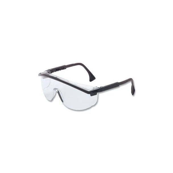 Astrospec 3000® Eyewear, Clear Lens, Polycarbonate, Anti-Fog, Black Pack of 10