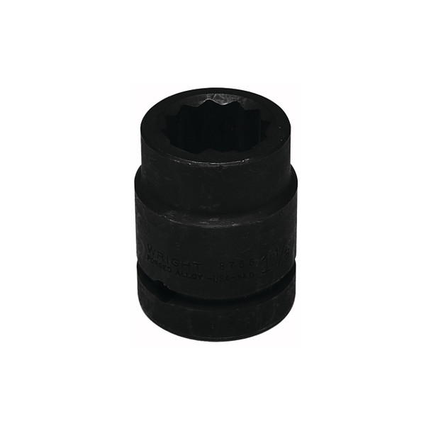1" Dr. Standard Impact Sockets, 1 in Drive, 1 in, 12 Points