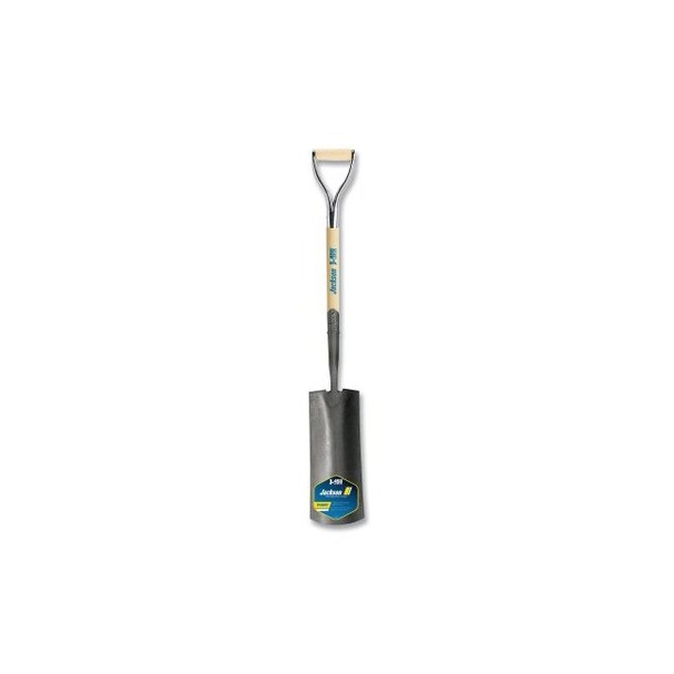 J-450™ Series PONY® Shovel, 6.25 in W x 16 in L Blade, 27 in L Armor D-Grip Handle, White Ash, Ditch/Post Spade