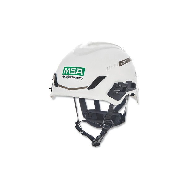 V-Gard® H1 Safety Helmet, Fas-Trac® III Pivot Ratchet, Trivent, White