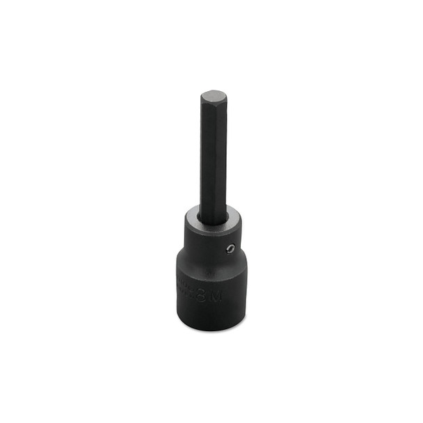 Metric Impact Socket Bits, 1/2 in Drive, 8 mm Tip