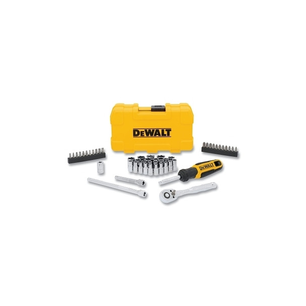 Mechanics Tools Set, 50-pc, 1/4 in Drive. 72 Tooth Ratchet