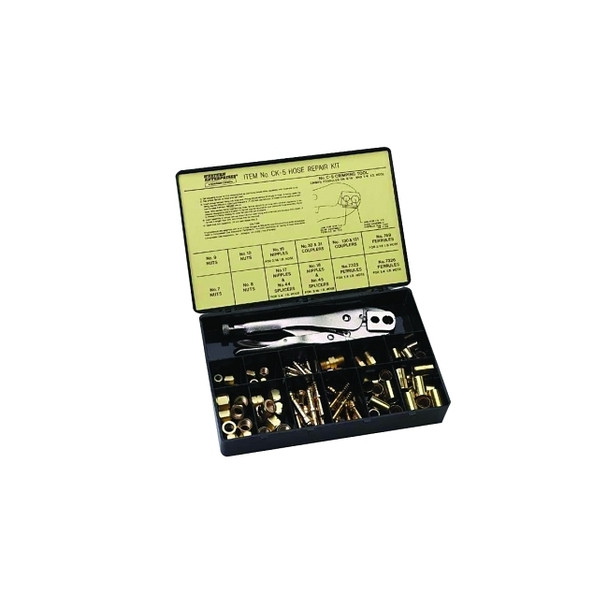 Hose Repair Kit, B-Size Fittings, 189 Pc