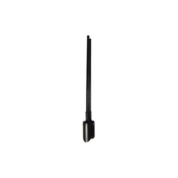 Post Hole Digger, 11.25 in Blade L, 6 in Spread, Hercules Pattern with Beveled Digging Edge, 48 in L Tubular Steel Handle
