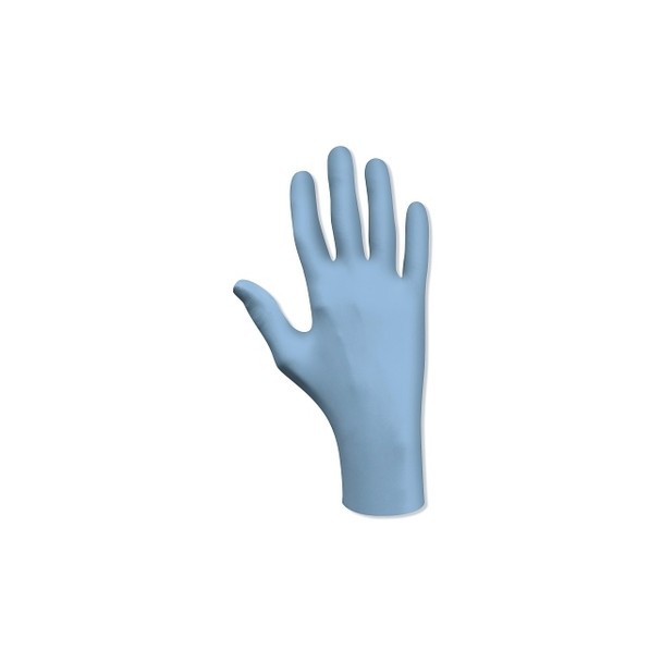 Powder Free Biodegradable Disposable Nitrile Gloves, 2.5 mil, Large, Blue