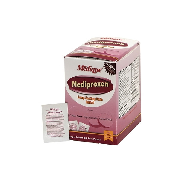Mediproxen Pain Reliever, 100 per Box