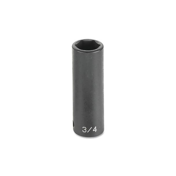 Impact Socket, 1/2 in Drive Size, 26 mm Socket Size, Hex, 6-point, Deep Length