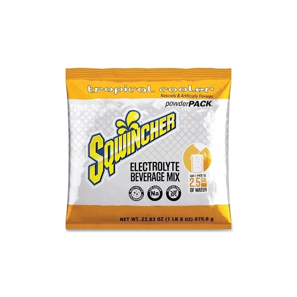 Powder Packs, Tropical Cooler, 23.83 oz, Yields 2.5 gal