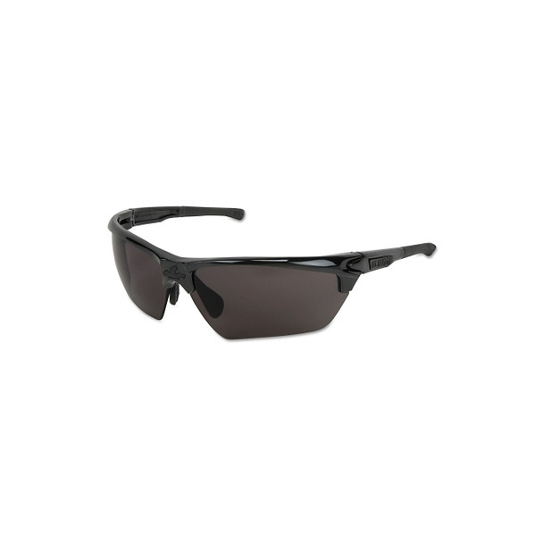 Dominator® DM3 Safety Glasses, Polycarbonate Gray Lens, MAX6®, Black Polycarbonate/TPR