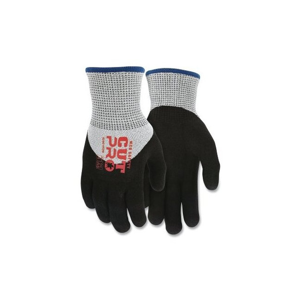 Cut Pro® HyperMax® 13-Gauge Cut Resistant Glove, Large, Gray/ Black